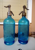 Cobalt Blue Hamilton Ont Soda Pop Seltzer Syphon Bottle