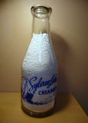 Early ACL Dairy Milk Bottle Sylvan Lake Alberta 